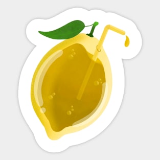 Lemon Water Sticker